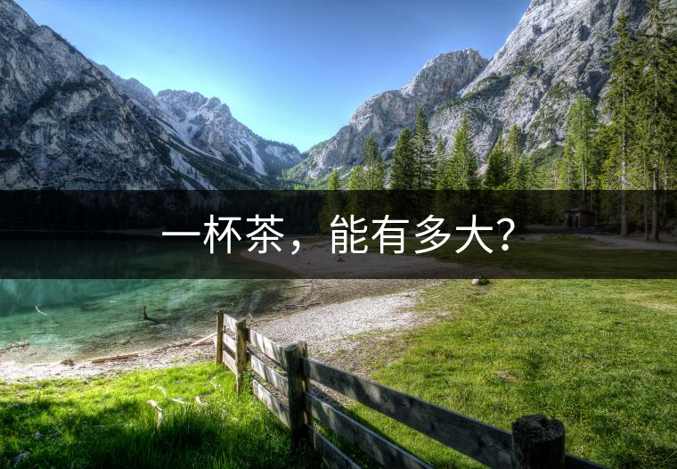 一杯茶，能有多大？