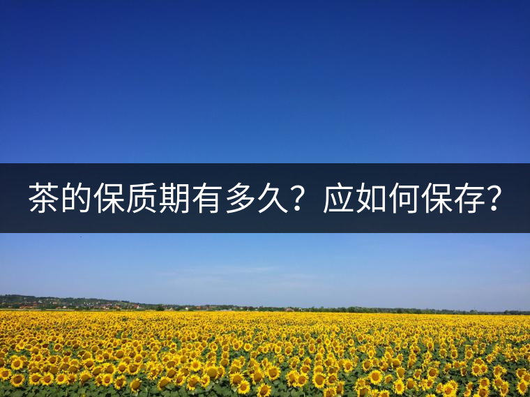 茶的保質(zhì)期有多久？應(yīng)如何保存？