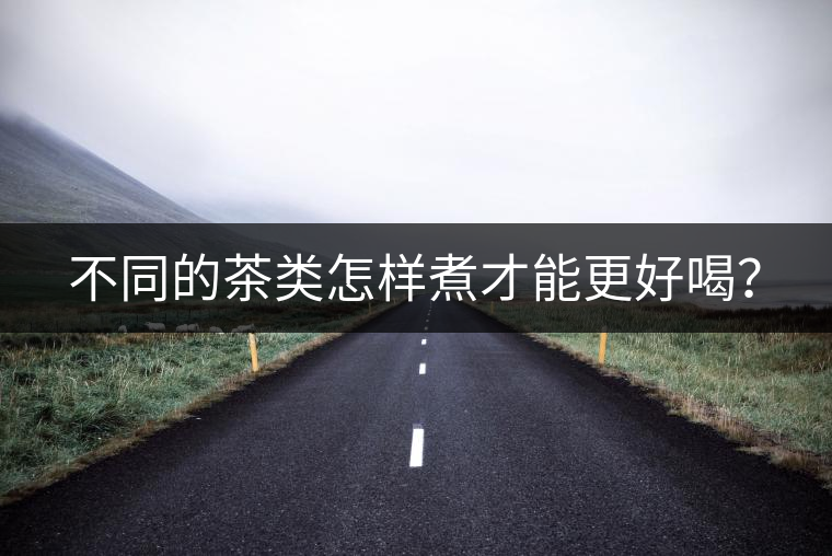 不同的茶類怎樣煮才能更好喝？