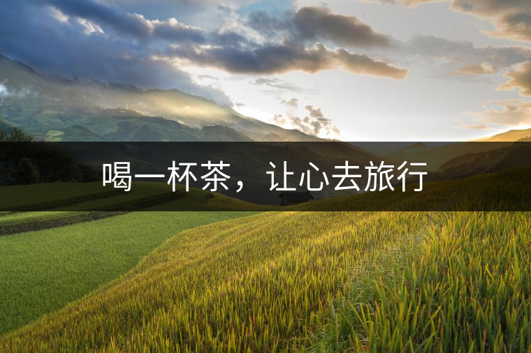 喝一杯茶，讓心去旅行