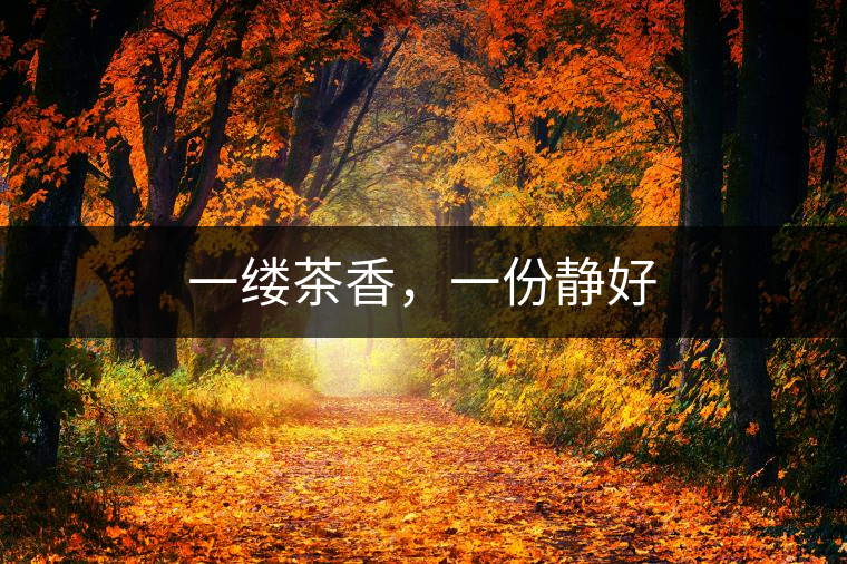 一縷茶香，一份靜好
