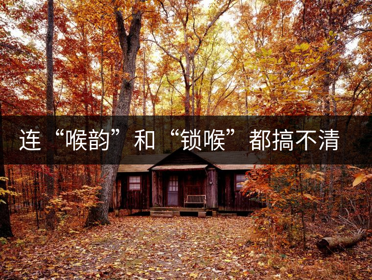 連“喉韻”和“鎖喉”都搞不清楚，就不要說懂普洱茶！