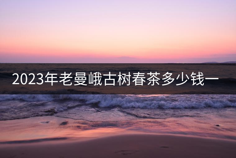 2023年老曼峨古樹春茶多少錢一公斤？