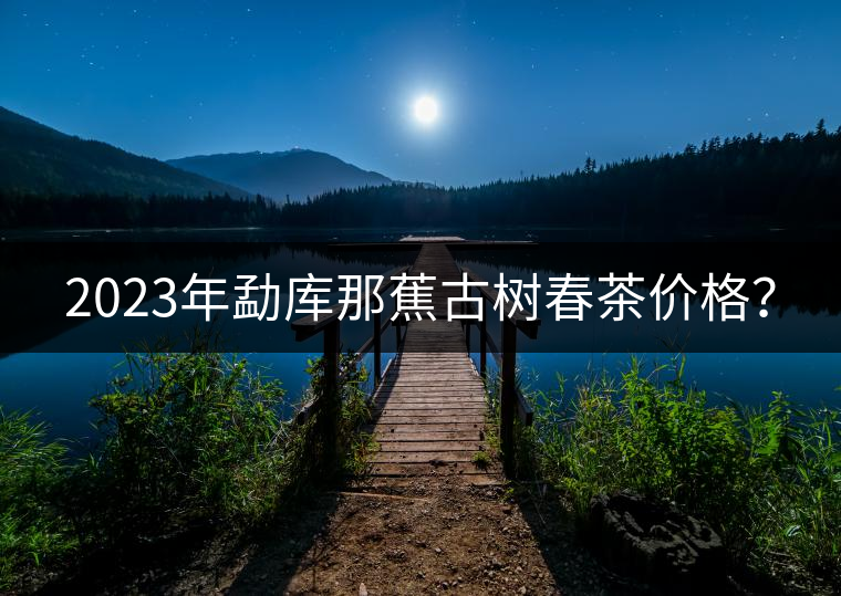2023年勐庫那蕉古樹春茶價(jià)格？