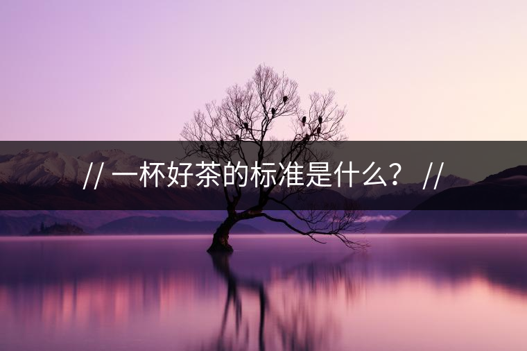 http:// 一杯好茶的標(biāo)準(zhǔn)是什么？ //