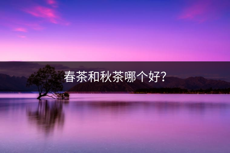 春茶和秋茶哪個好？
