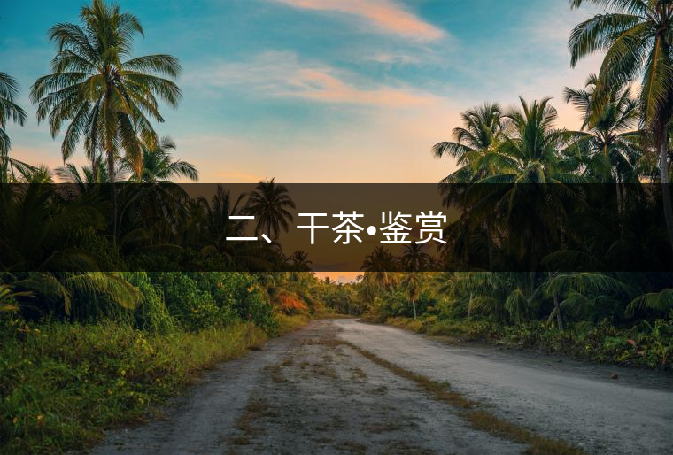 二、干茶?鑒賞