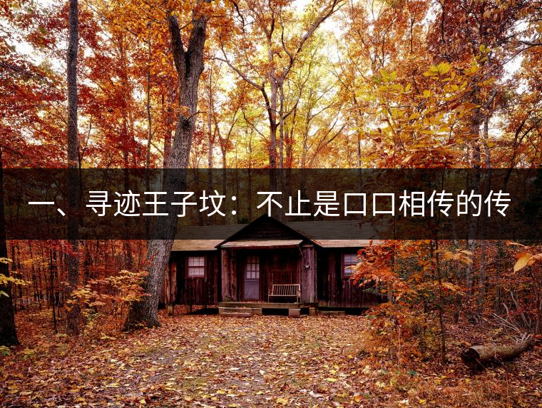 一、尋跡王子墳：不止是口口相傳的傳說(shuō)，是刻在土地里的歷史