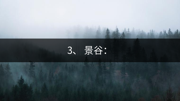 3、 景谷：?